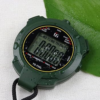 SEIKO タイマー ストラップ付き Amazon.co.jp: ストップウォッチ タイマー 防水 消音 アラーム